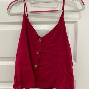 Red tank top
